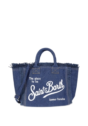 MC2 Saint Barth Colette frayed tote-bag - Blue