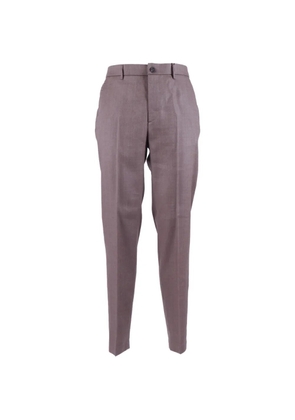 Peserico elasticated-waistband trousers - Brown