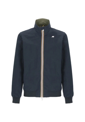 K-Way Arsene reversible logo-patch jacket - Blue