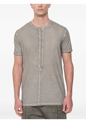 MD75 buttoned T-shirt - Grey