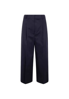 Max Mara Tequila pleated twill trousers - Blue