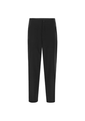 Patagonia elasticated-waistband straight-leg trousers - Black