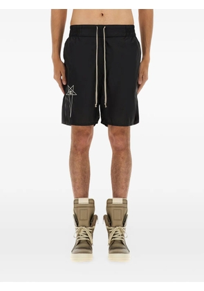 Rick Owens x Champion logo-embroidered shorts - Black