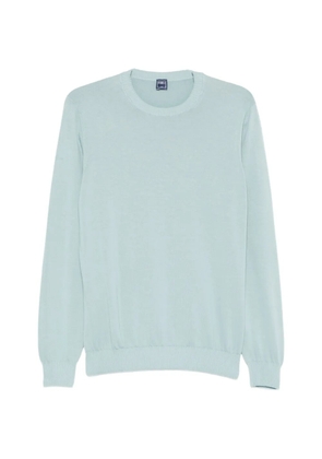 Fedeli fine-knit sweater - Blue