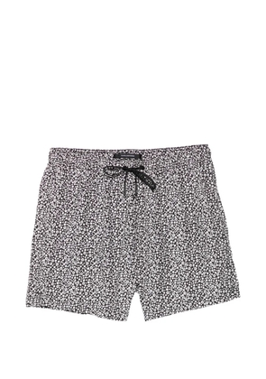 Tagliatore floral-print swim shorts - Black