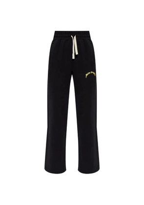 Palm Angels logo-print track pants - Black