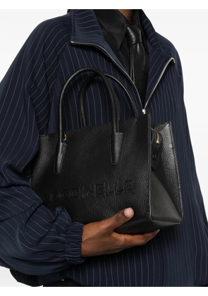 Coccinelle grained leather tote bag - Black