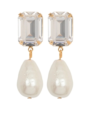 Jennifer Behr Liana earrings - White