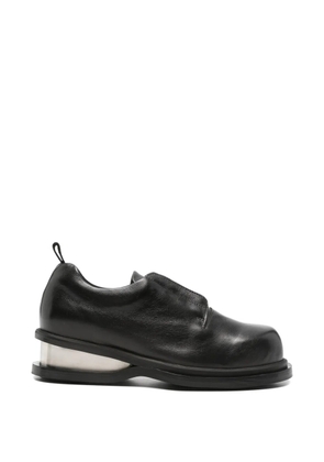 EGONlab. Pulsar metal-detail derby shoes - Black