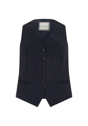 Tagliatore button-up waistcoat - Blue