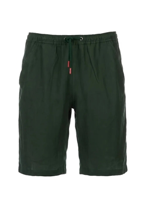 Kiton drawstring-waistband shorts - Green