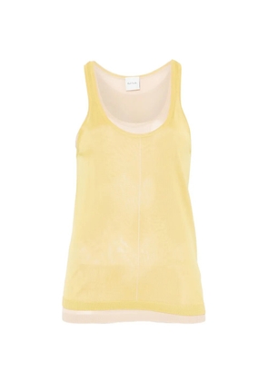 Paul Smith layered tank top - Yellow