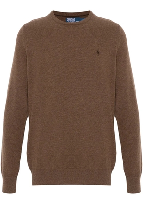 Polo Ralph Lauren Polo Pony-embroidered sweater - Brown