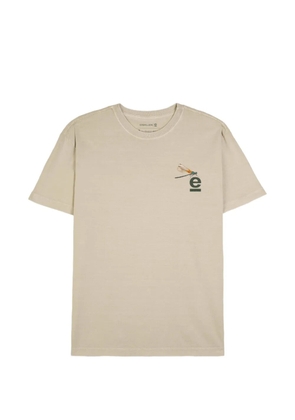 Osklen dragonfly graphic T-shirt - Neutrals