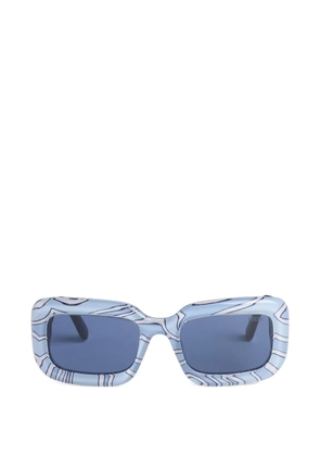 PUCCI Labirinto rectangular sunglasses - Blue