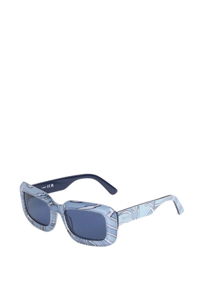 PUCCI Labirinto rectangular sunglasses - Blue