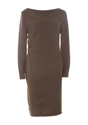 Escada Pre-Owned pleated midi dress - Green