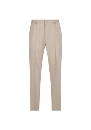 Tagliatore elasticated-waistband tailored trousers - Neutrals