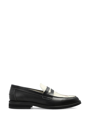 DUKE & DEXTER Wilde dalmatian-print loafers - Black