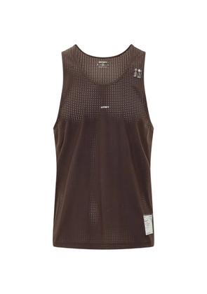 Satisfy Space-O perforated singlet - Brown