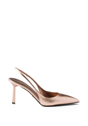 Prada logo slingback pumps - Pink