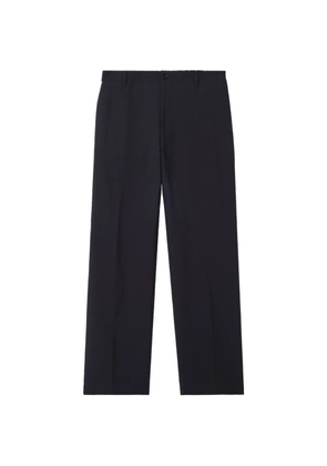 Burberry cotton linen tailored trousers - Blue