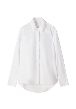 Patrizia Pepe open back-detail buttoned shirt - White