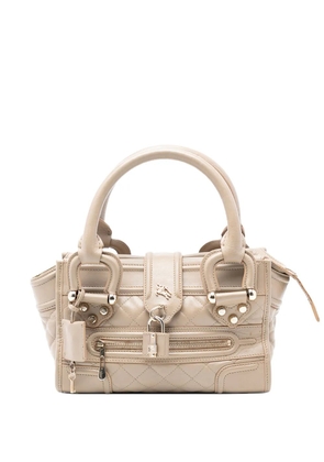 Burberry Pre-Owned 2000-2017 Mini Quilted Leather Manor handbag - Brown