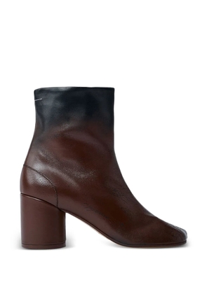 MM6 Maison Margiela anatomic leather ankle boots - Brown