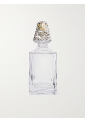 Deakin & Francis - Eagle Sterling Silver, Gold-Plated and Crystal Decanter - Men - Silver