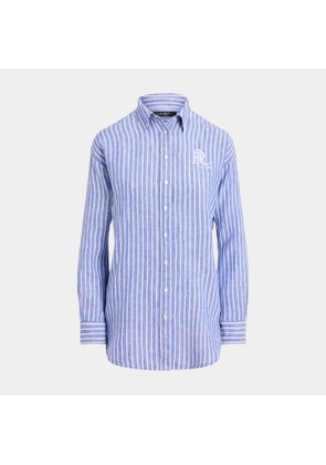 Oversize Striped Linen Shirt