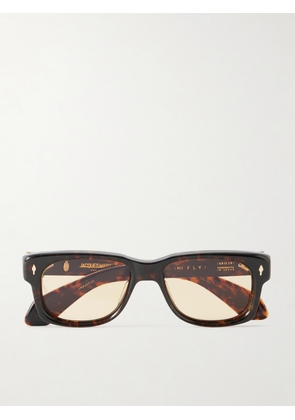 Jacques Marie Mage - Jeff Goldblum Fly In London D-Frame Acetate Sunglasses - Men - Brown