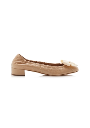 Prada Leather Ballet Flats - Moda Operandi
