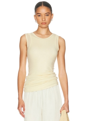 AGOLDE Finch Tank Top in Lemon Drop - Yellow. Size XS (also in S, M, L, XL).