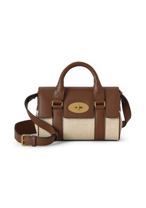 Mulberry Women's Leather Mini Bayswater Ecru-Bright Oak
