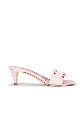 Manolo Blahnik Moremu 50 Sandal in Light Pink - Pink. Size 36 (also in 36.5, 37, 37.5, 38, 39.5, 41).