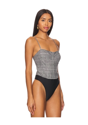 CAMI NYC Monet Bodysuit in Black,White. Size 2. Also in 0.
