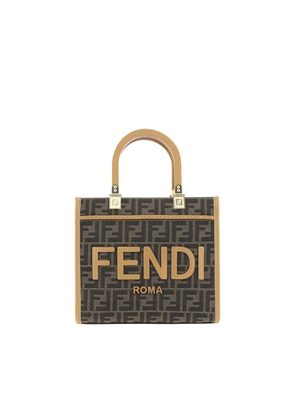 Fendi Brown Polyester Shoulder Bag