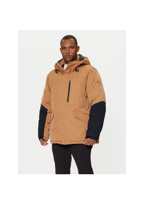 Champion Brown Polyester Parka - S