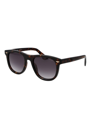 Police Brown Cellulose Acetate Sunglasses