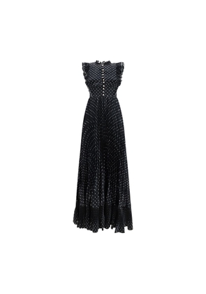 Self-Portrait Black Polyester Casual Dress - 10