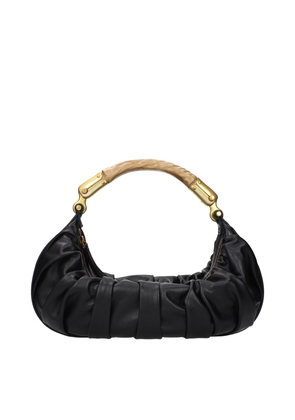 Balmain Black Leather Handbag