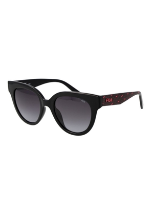 Fila Black Plastic Sunglasses