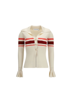 Self-Portrait Beige Viscose Blouse - M