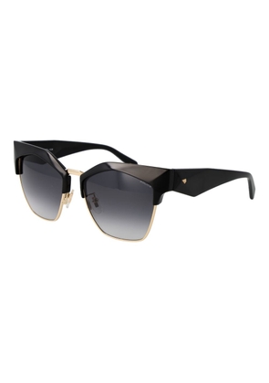 Police Black Plastic Sunglasses