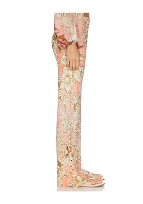 HEMANT AND NANDITA Pant in Coral. Size L. Also in XS, S, M.