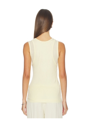 AGOLDE Finch Tank Top in Yellow. Size XS. Also in S, M, L, XL.