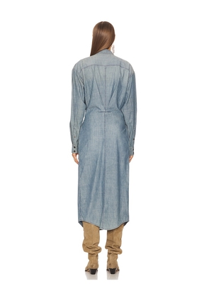 Isabel Marant Etoile Nolwen Dress in Blue. Size 36/4. Also in 34/2, 38/6.