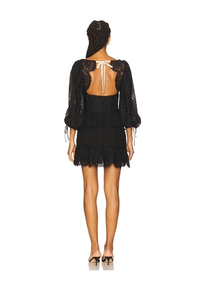 For Love & Lemons Ellis Mini Dress in Black. Size S. Also in XS.