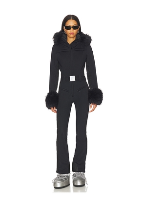 Goldbergh Angele Faux Border Ski Suit in Black. Size 38. Also in 34.